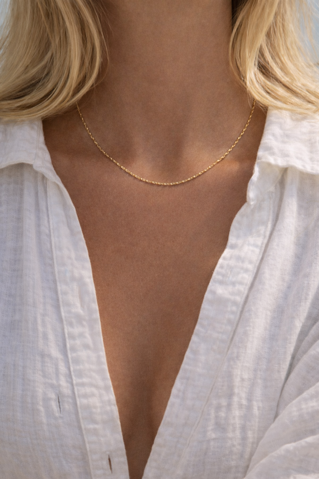 Golden Simple Necklace